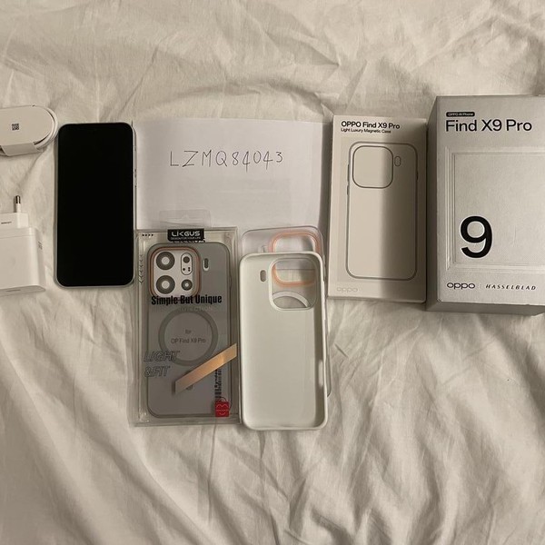 Oppo Find X9 Pro - Unlocked Non-US, 512 GB, Silk White, 16 GB