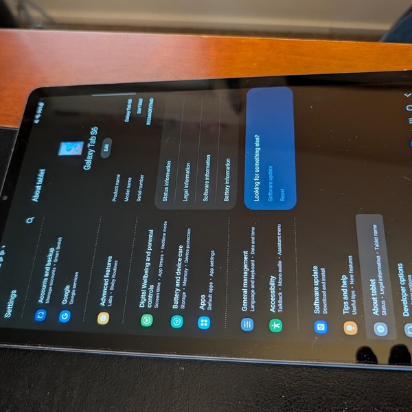 Samsung Galaxy Tab S6 - Wi-Fi, 128 GB, Gray, 6 GB, SM-T860