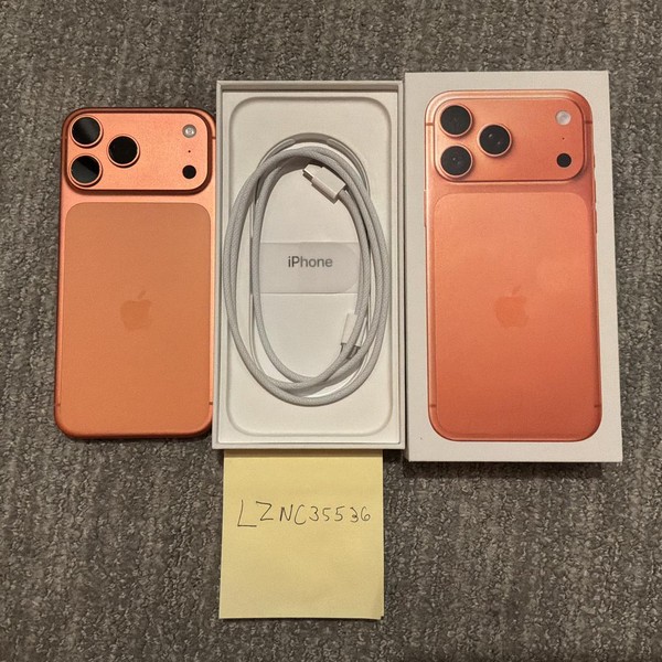 Apple iPhone 17 Pro Max - Unlocked, 256 GB, Cosmic Orange, A3257