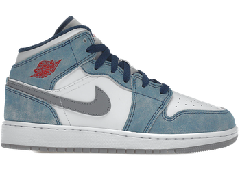 Jordan 1 Mid SE French Blue Light Steel (GS) for sale