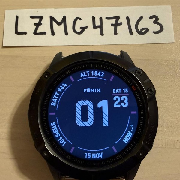 Garmin Fenix 6X - Black, Pro