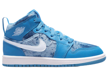 Jordan 1 Mid Washed Denim (PS) for sale
