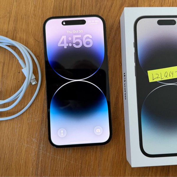 Apple iPhone 14 Pro - Unlocked, 128 GB, Black, A2650