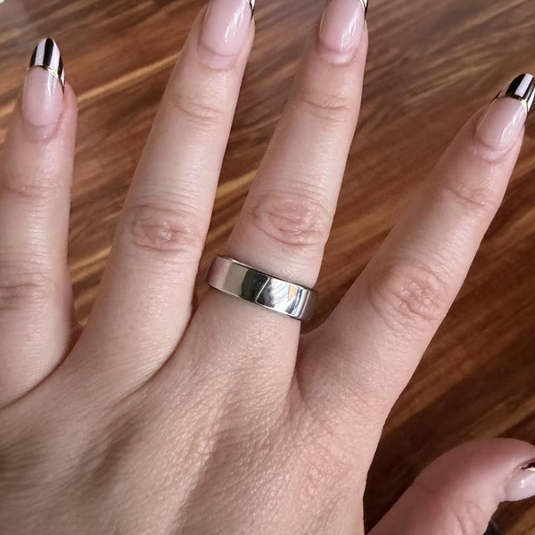 RingConn Smart Ring Gen 2 - Silver, Size 9