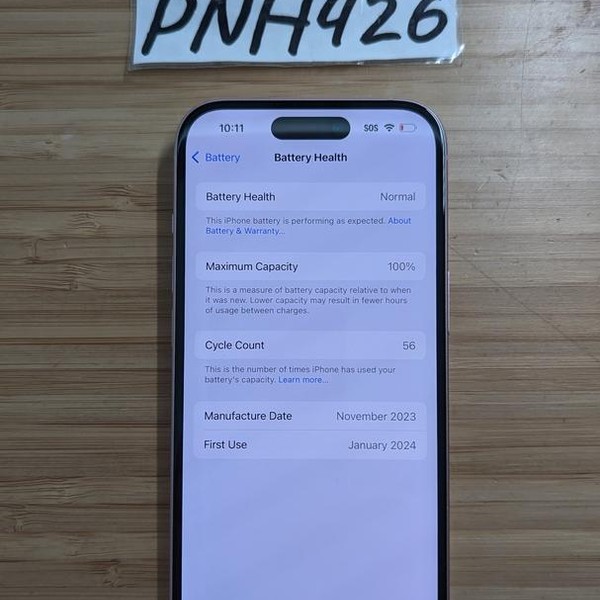 Apple iPhone 15 - Unlocked, 128 GB, Pink, A2846