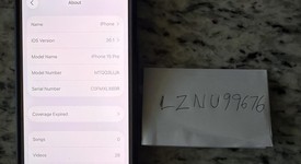 Mint
													Apple iPhone 15 Pro - Unlocked, Black, 128 GB, A2848, photo 2 of 13