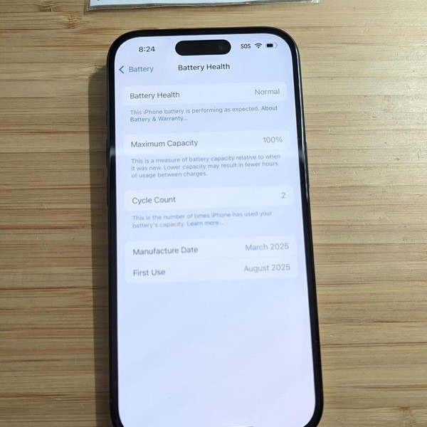 Apple iPhone 15 - Unlocked, 128 GB, Black, A2846