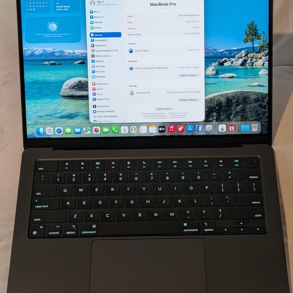 MacBook Pro 2024 - 14 inch - 512 GB, Space Black, 24 GB, Apple M4 Pro 12-core