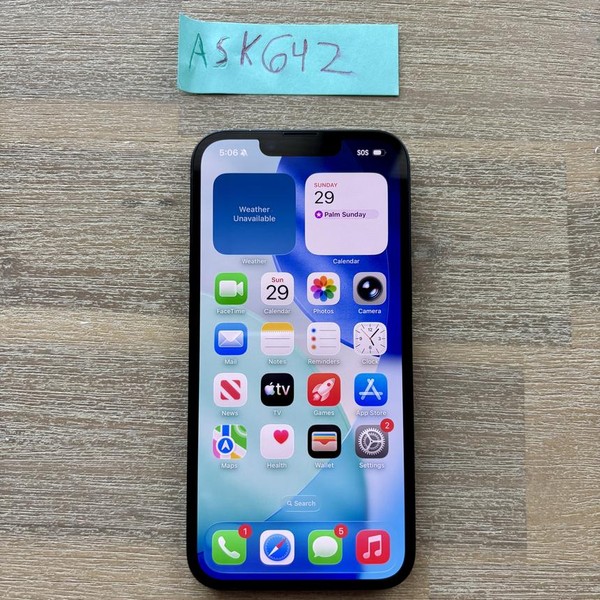 Apple iPhone 16e - Unlocked, 128 GB, Black, A3212