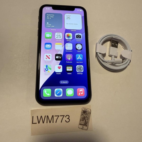 Apple iPhone 11 - Unlocked, Black, 64 GB, A2111