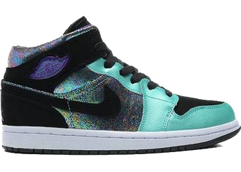 Jordan 1 Mid Atomic Teal Ultraviolet (GS) for sale
