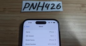 Mint
													Apple iPhone 15 - Unlocked, Black, 128 GB, A2846, photo 2 of 9