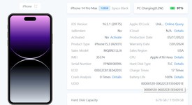 Good
													Apple iPhone 14 Pro Max - T-Mobile, Black, 128 GB, A2651, photo 2 of 16