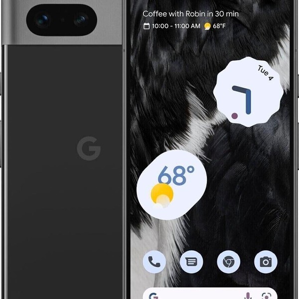 Google Pixel 7 - Unlocked, 128 GB, Obsidian, 8 GB, GQML3, mmWave 5G