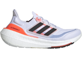 adidas Ultra Boost Light White Black Solar Red (Women's) for sale