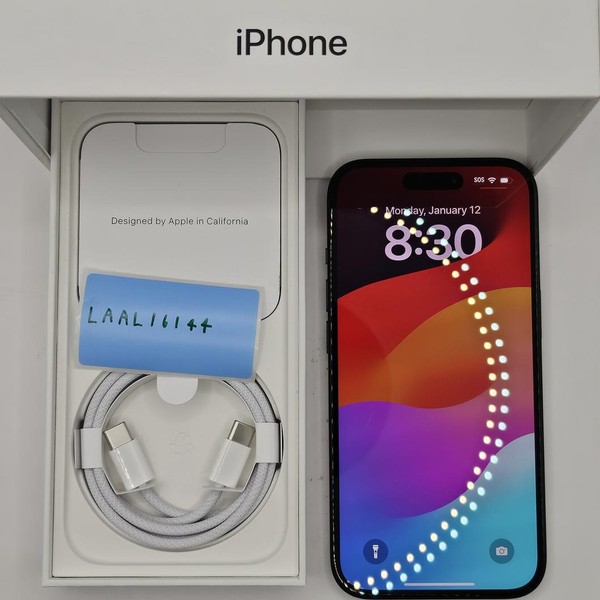 Apple iPhone 15 - Unlocked, 128 GB, Black, A2846