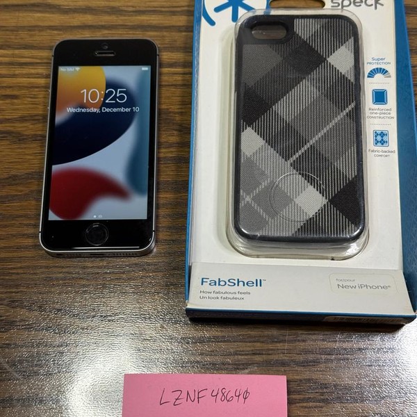 Apple iPhone SE 1st Gen 2016 - Verizon, 64 GB, Grey, A1662