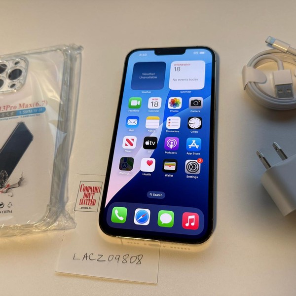 Apple iPhone 13 Pro Max - Unlocked, 128 GB, Gold, A2484