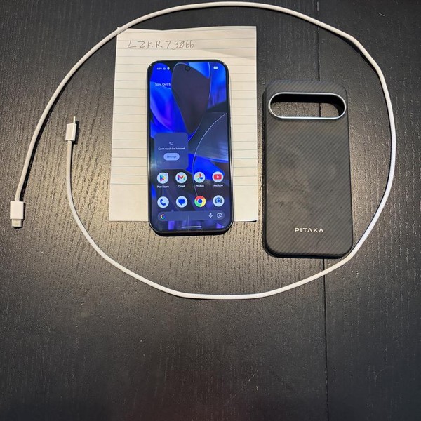 Google Pixel 9 Pro - AT&T, 128 GB, Obsidian, 16 GB, GR83Y