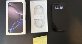 Good
													Apple iPhone 16 Pro Max - Unlocked, Black, 256 GB, A3084, photo 1 of 5