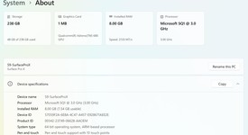 Mint
													Microsoft Surface Pro X - SQ1, Black, 256 GB, 8 GB, GSM Unlocked, photo 3 of 14