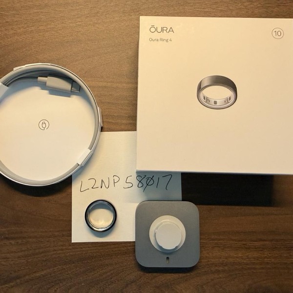 Oura Ring Gen 4 - Black, Size 10