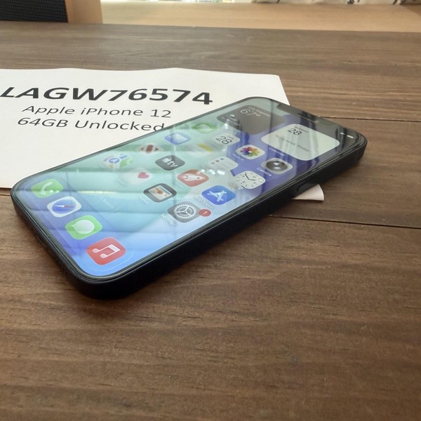 Apple iPhone 12 - Unlocked, 64 GB, Black, A2172