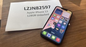 Good
													Apple iPhone 13 - Unlocked, Midnight, 128 GB, A2482, photo 1 of 4