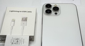 Good
													Apple iPhone 13 Pro Max - Unlocked, Silver, 128 GB, A2484, photo 4 of 4