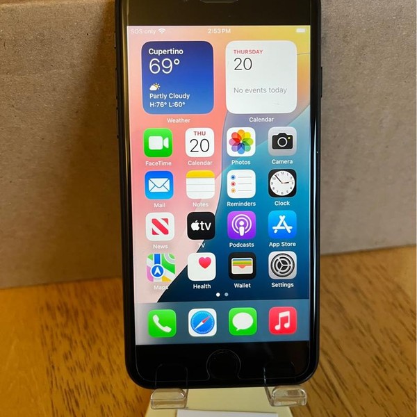 Apple iPhone SE 3rd Gen 2022 - Unlocked, 64 GB, Midnight, A2595