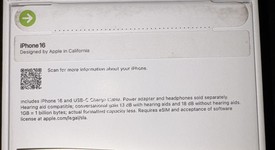 New
													Apple iPhone 16 - Unlocked, White, 128 GB, A3081, photo 4 of 4