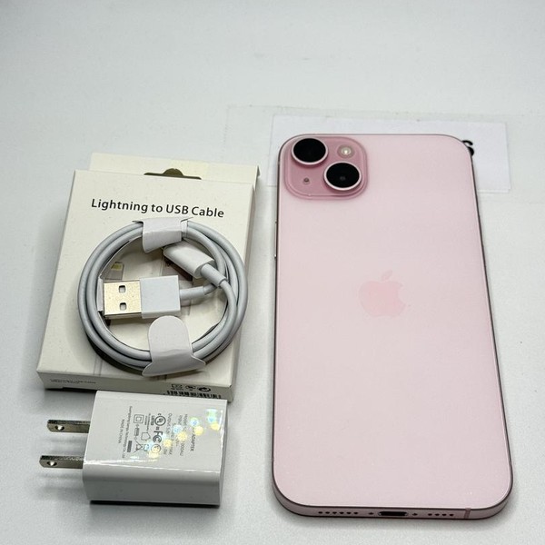 Apple iPhone 15 Plus - Unlocked, 128 GB, Pink, A2847