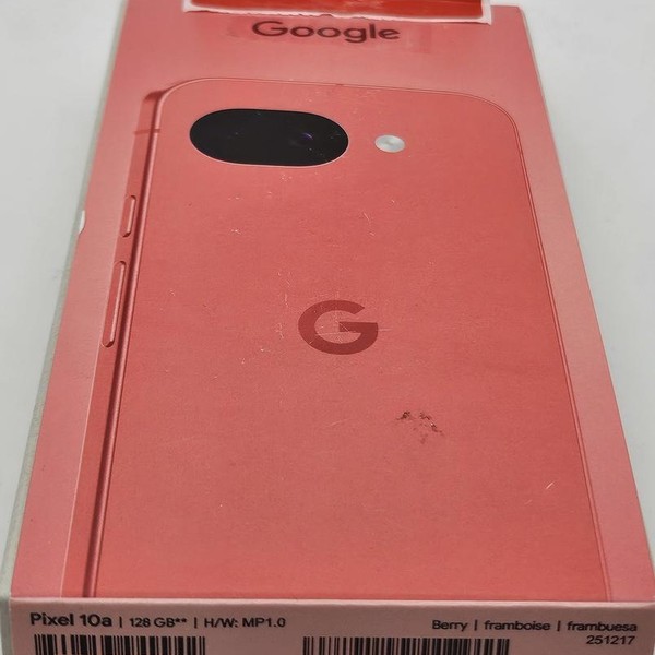 Google Pixel 10a - Unlocked, 128 GB, Berry, GE1GQ
