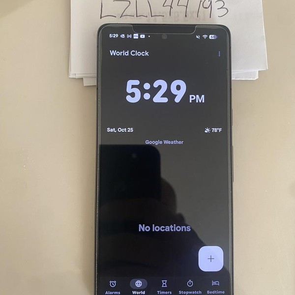 Google Pixel 7 - AT&T, 128 GB, Obsidian, 8 GB, GQML3, mmWave 5G