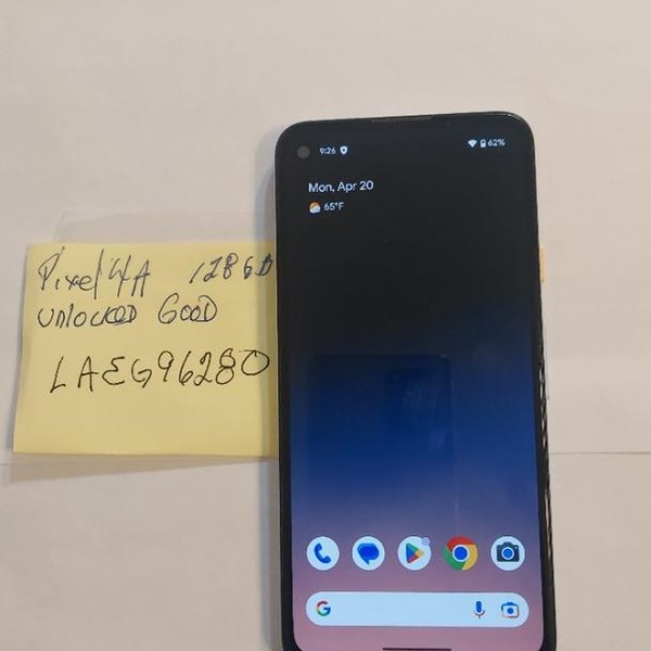 Google Pixel 4a - Unlocked, 128 GB, Blue, 6 GB, G025J