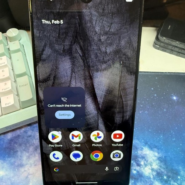Google Pixel 7 - T-Mobile, 128 GB, Obsidian, 8 GB, GVU6C, Sub-6 5G