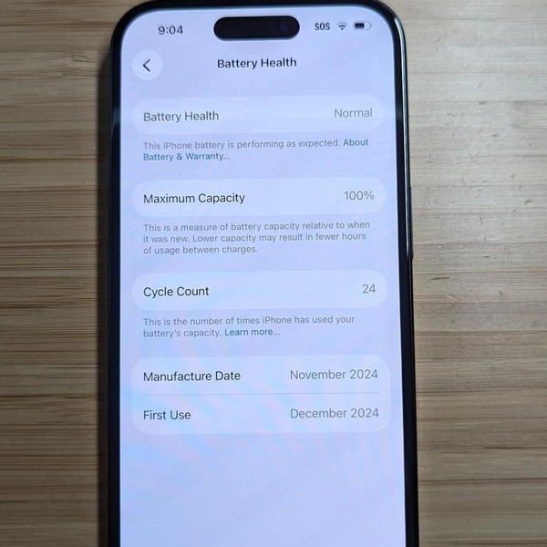 Apple iPhone 16 - Unlocked, 128 GB, Black, A3081