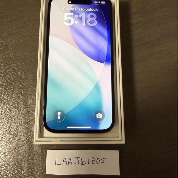 Apple iPhone 14 Pro - Unlocked, Black, 256 GB, A2650