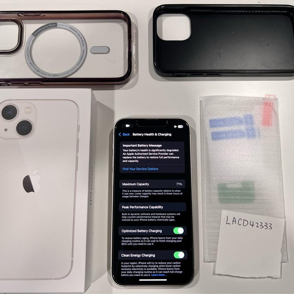 Apple iPhone 13 Mini - Unlocked, 128 GB, Starlight, A2481