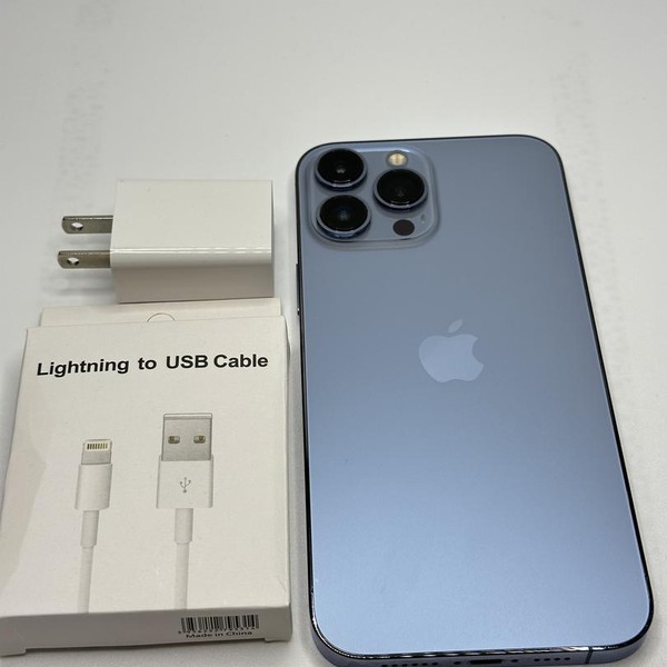 Apple iPhone 13 Pro Max - Unlocked, 128 GB, Sierra Blue, A2484
