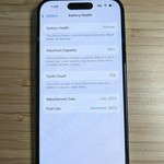 Fair Apple iPhone 15 - Unlocked, 128 GB, Black, A2846