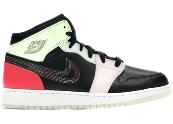 Jordan 1 Mid Glow-In-The-Dark (GS) for sale