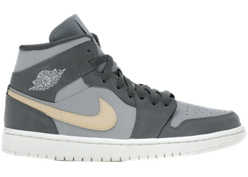 Jordan 1 Mid Grey Onyx (Women's) for sale