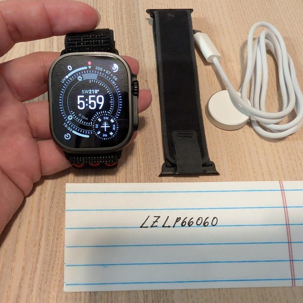 Apple Watch Ultra 2 49mm - Unlocked, Black, A2986