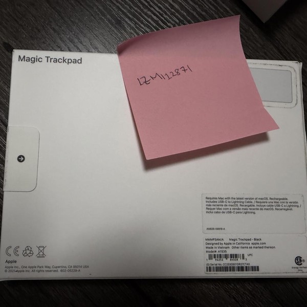 Apple Magic Trackpad - Black