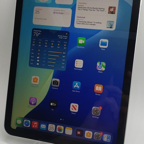 Apple iPad 11th Gen - Unlocked, 128 GB, Silver, A3355