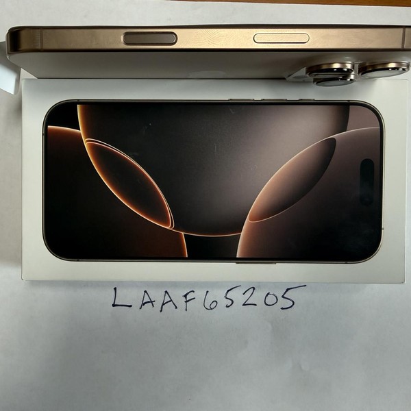 Apple iPhone 16 Pro - Unlocked, 128 GB, Desert, A3083