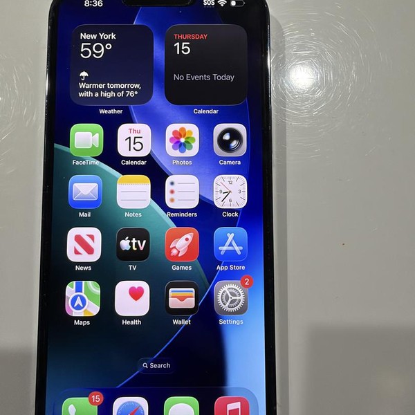 Apple iPhone 13 Pro Max - Unlocked, 128 GB, Sierra Blue, A2484