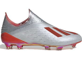 adidas X 19+ Firm Ground Cleat Silver Metallic Hi Res Red for sale