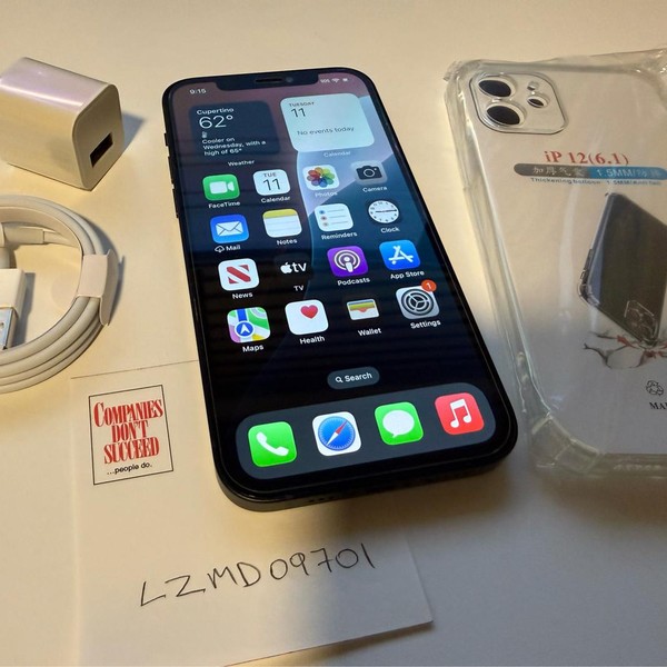 Apple iPhone 12 - Unlocked, 64 GB, Black, A2172